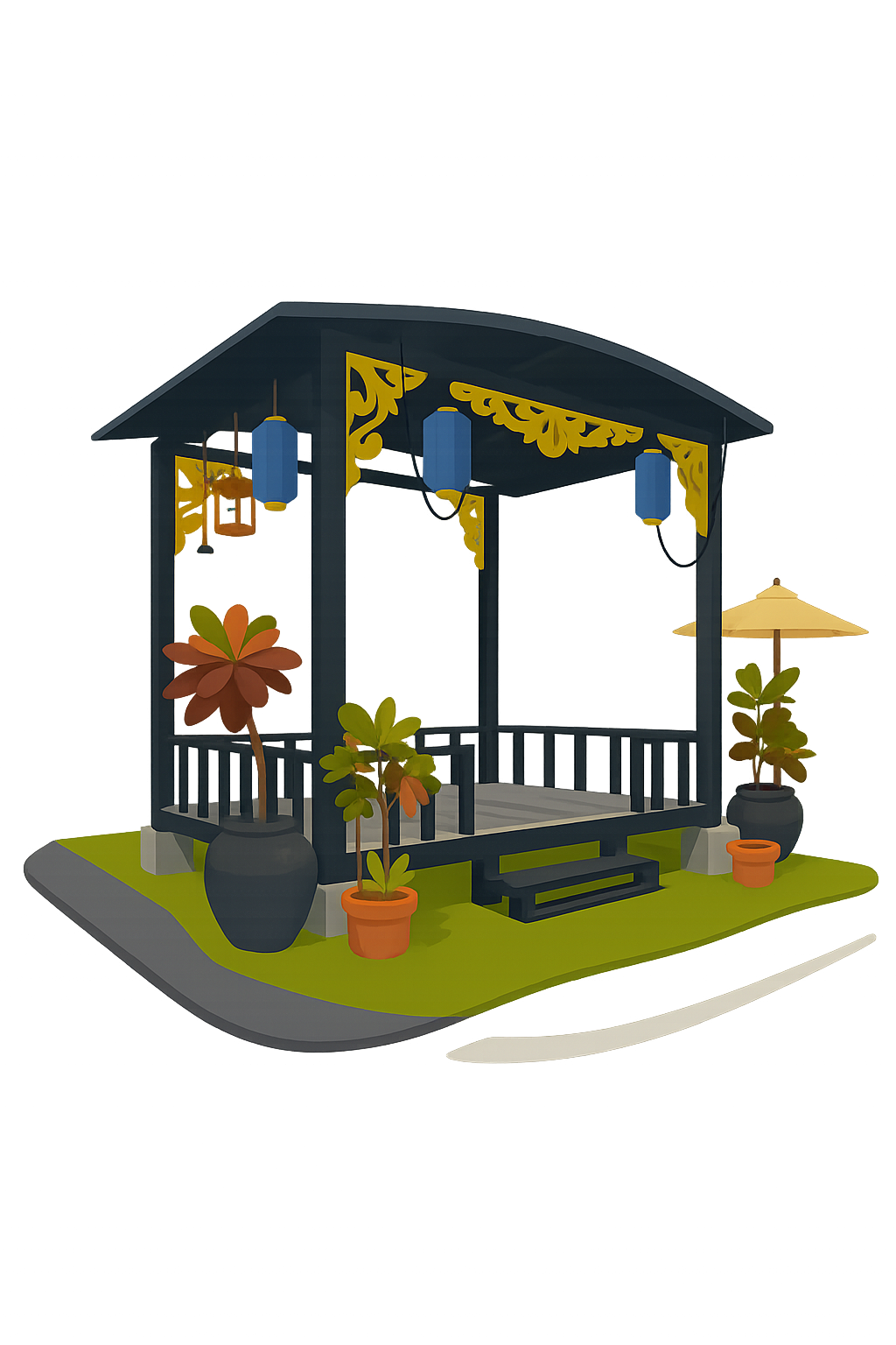 Black Gazebo